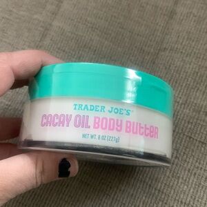 Brand new Trader Joe’s Cacay oil body butter